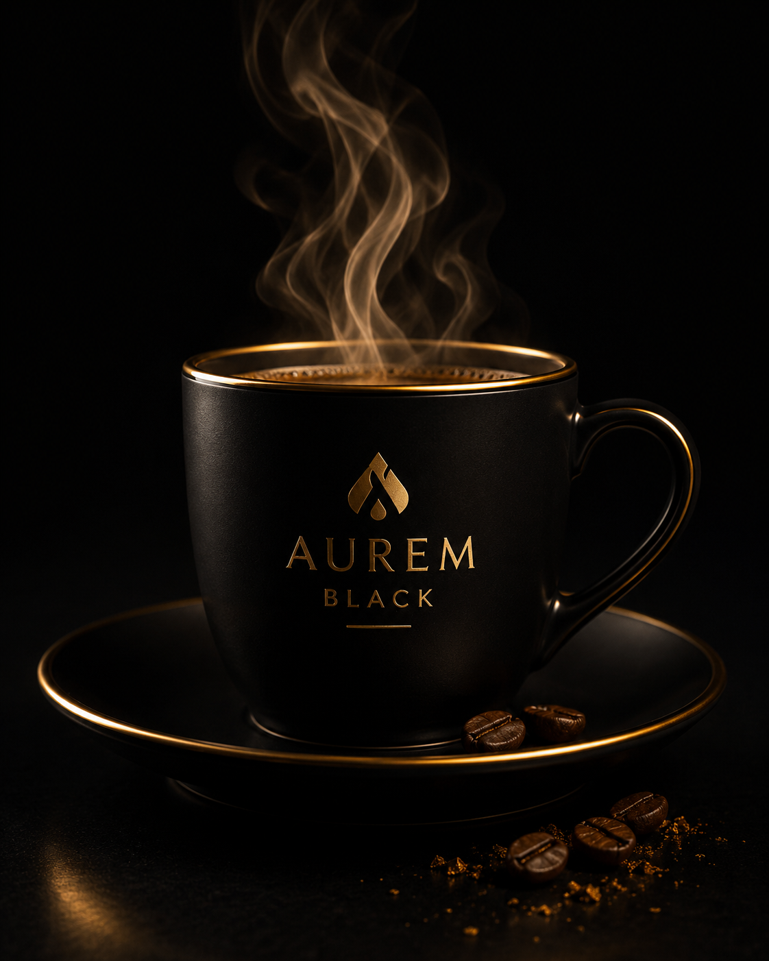AuremBlack premium coffee hero
